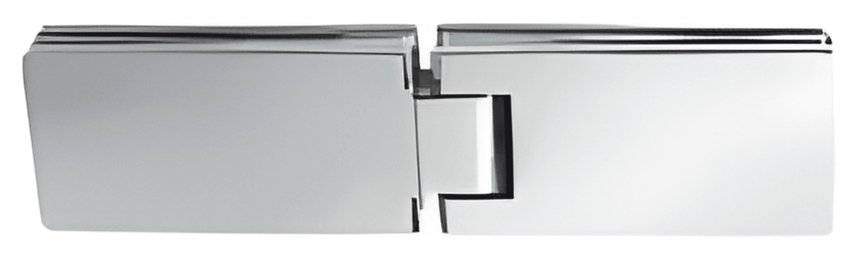 Glass to Glass Shower Hinge, 180 Degree - SWH82120: Polished nickel