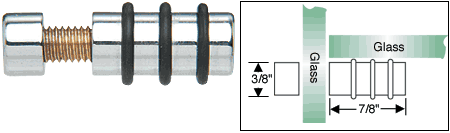 Single Glass Shelf Support (SWG-01209)