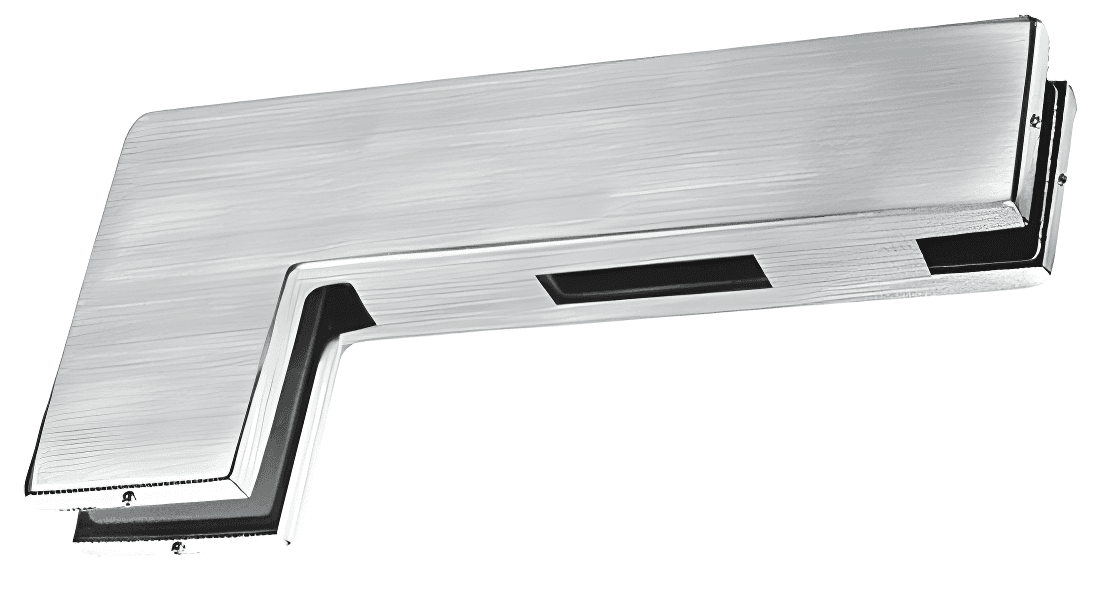 Corner Overpanel Strike Box for Frameless Glass Doors - SWPF81074