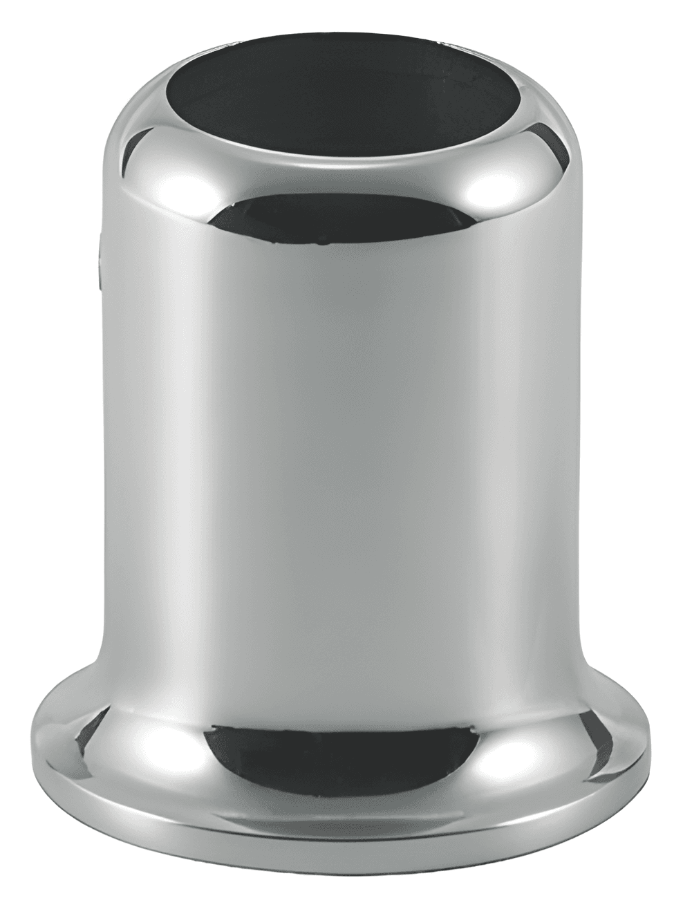 Wall or Ceiling to Tube Bracket, 19 mm Shower Support Bar - SWSB-1A19: Polished nickel