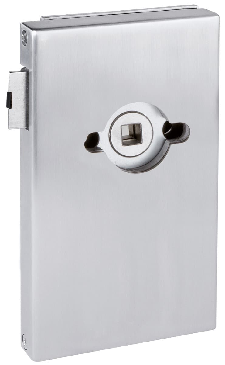 Square Office Door Latch, Non-Locking: left