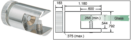 Glass Shelf Connectors (SWG-01202)