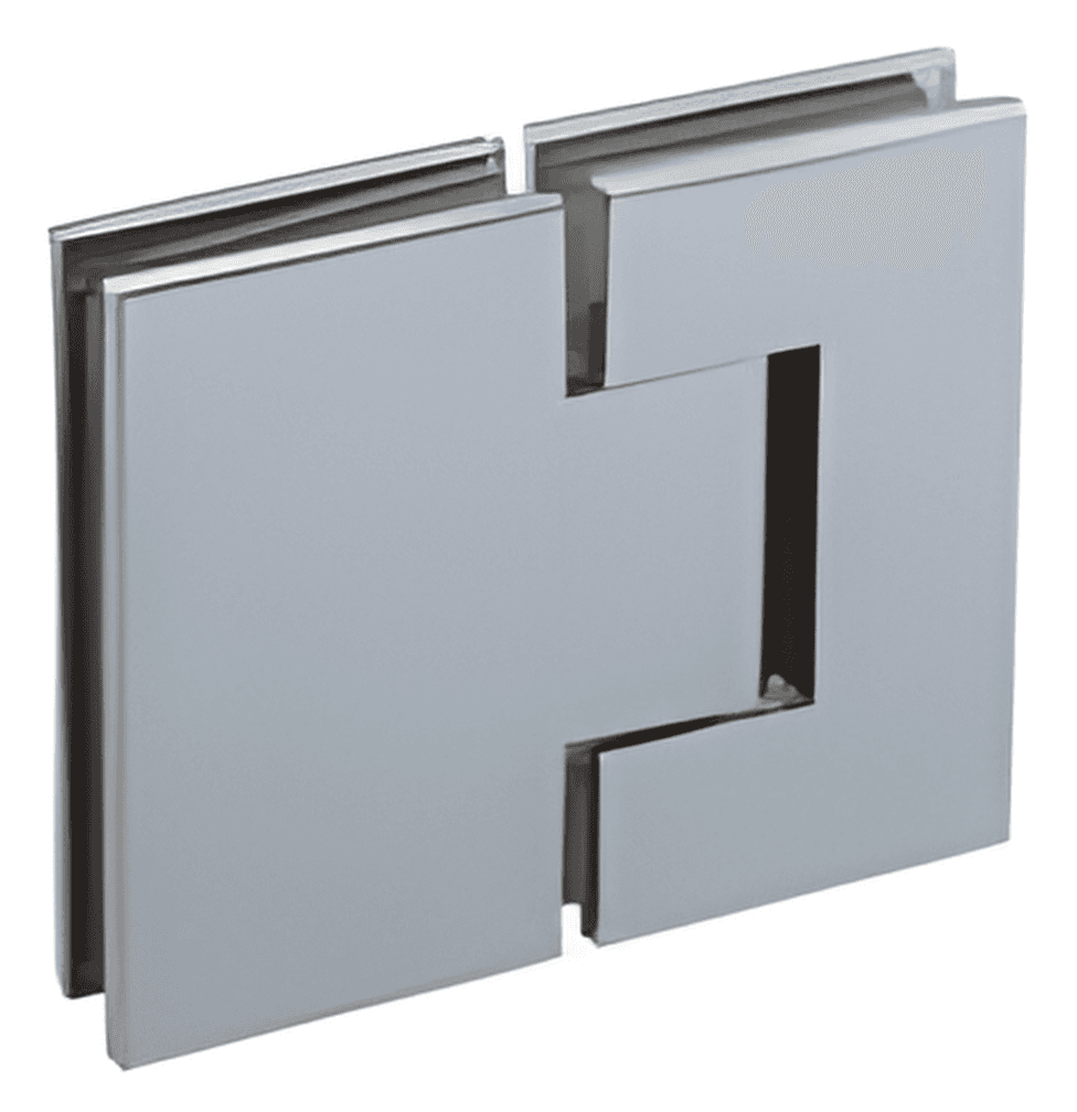 Glass to Glass Shower Hinge, 180 Degree - SWH8500SQ-2: Polished nickel