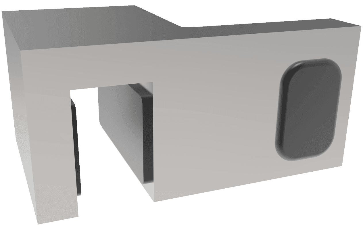 90° Door Stop for Fixed Panel Mounting (SWG-06145)