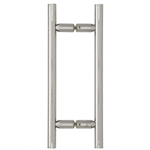 8" Ladder Style Back-to-Back Pull Handles: Polished Chrome