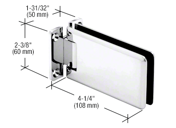 Grande Series Wall Mount Shower Hinges