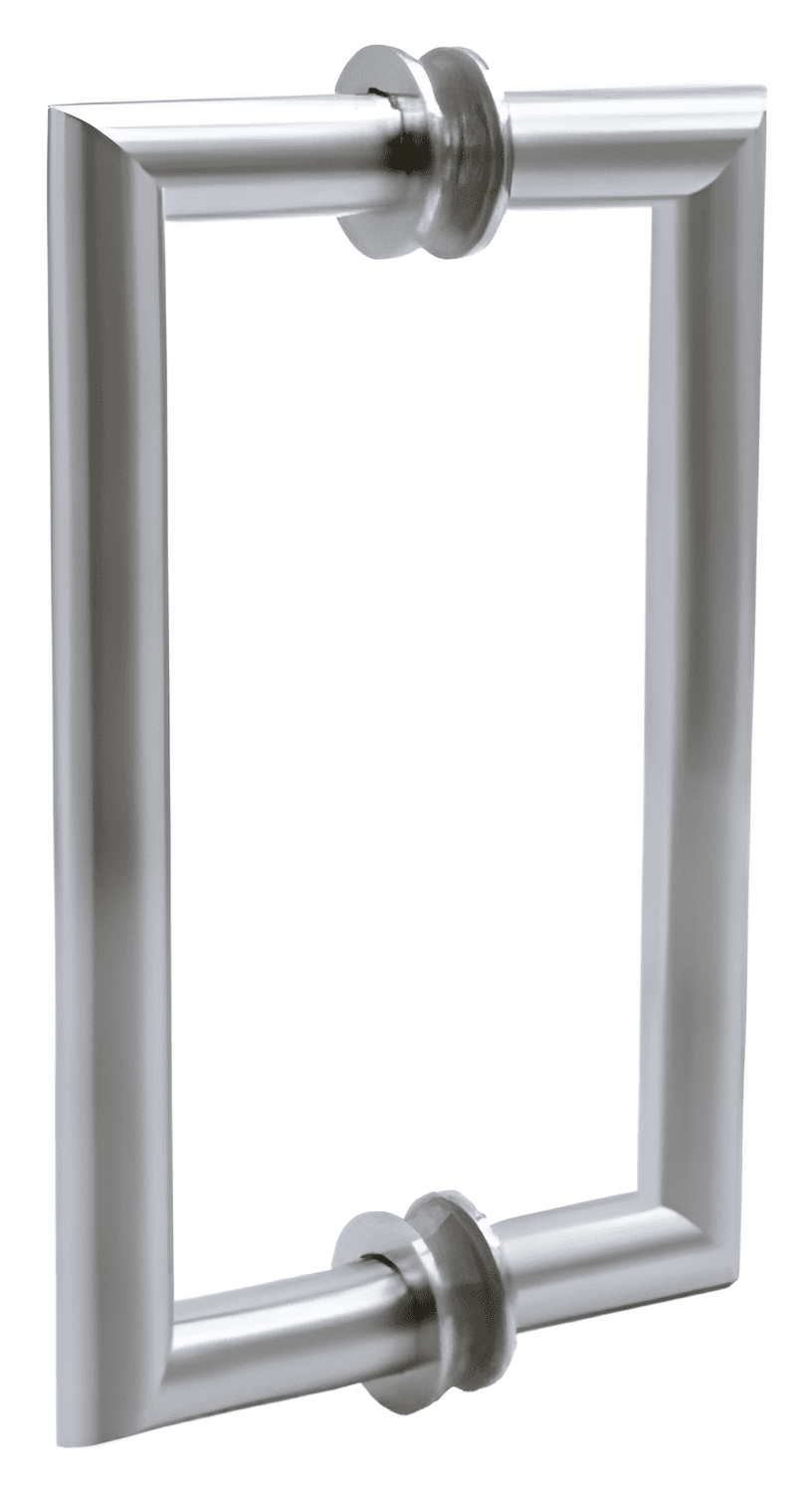 Back to Back Handle, D Shape 90 Degree Corners, 6 inch - SWDH83320 6''(C-C=152): Polished nickel