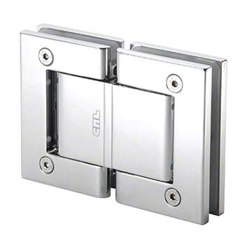 Oil Dynamic 8015 Series Hydraulic Door Hinges: Polished Chrome