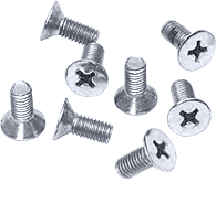 Phillips Cover Plate Screws, 6 mm x 12 mm (SWG-04447)