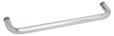 24 Inch Single Sided Towel Bar: Polished Chrome