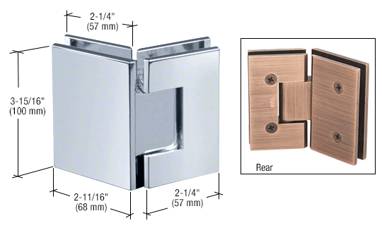 Vienna Series Glass-to-Glass Mount Hinge (SWG-06274)
