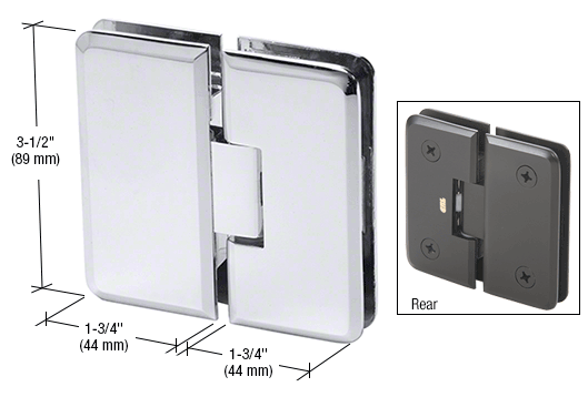 Petite 180° Glass to Glass Shower Hinge