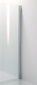 Wall Mounted Hinge Profile for 8 mm Toughened Glass