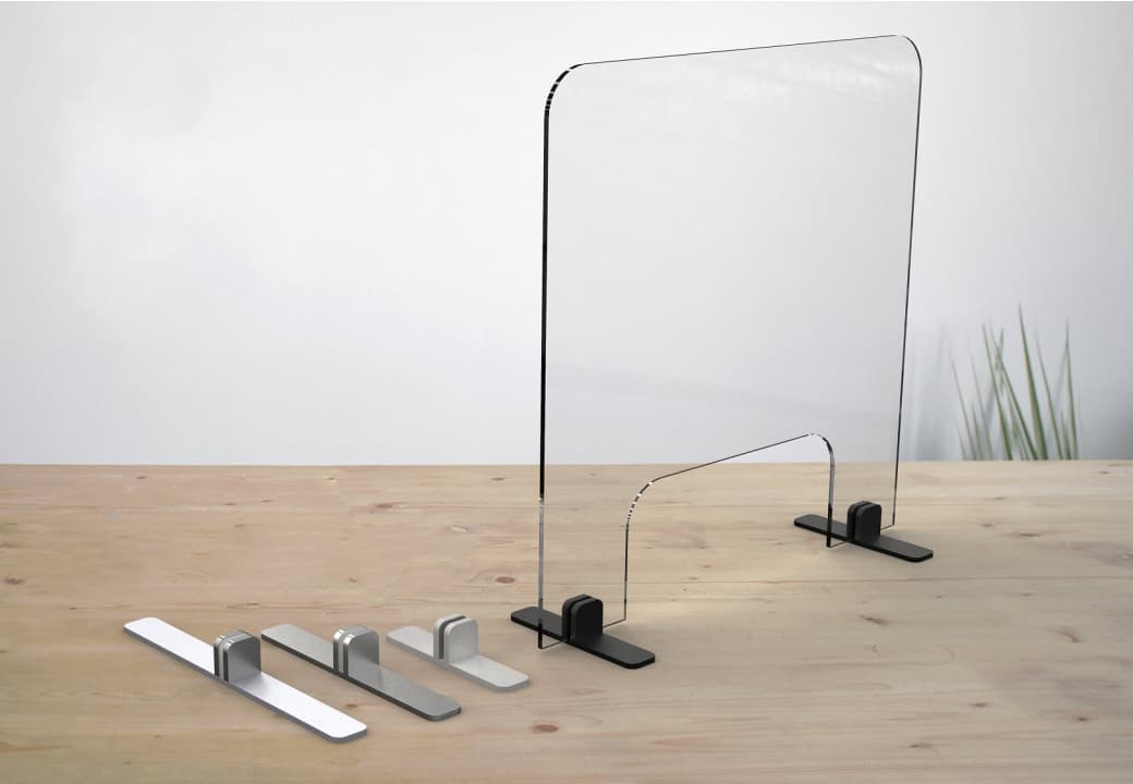 Portable Partition Screen Fitting, 800 mm Height (SWG-04624)