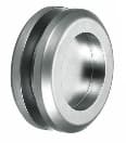 Glass Door Flush Pull with Through Hole, Back To Back Fixing, Hole Diameter 50mm ø, Suitable for 8,10 &12mm thick glass