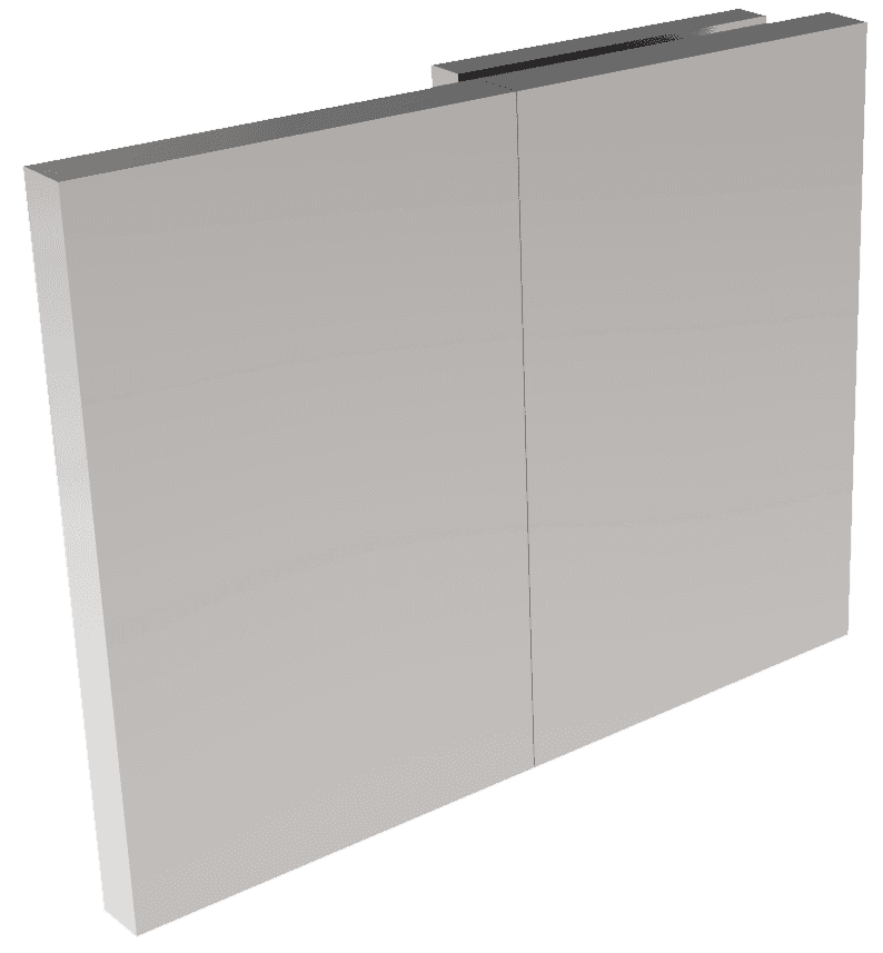 Como 180° Glass to Wall Clamp