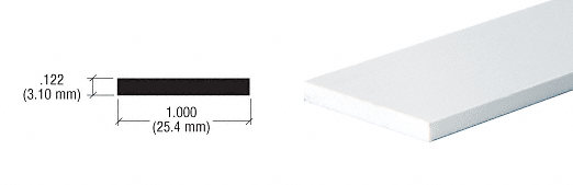 1" x 1/8" Aluminium Flat Bar Extrusion