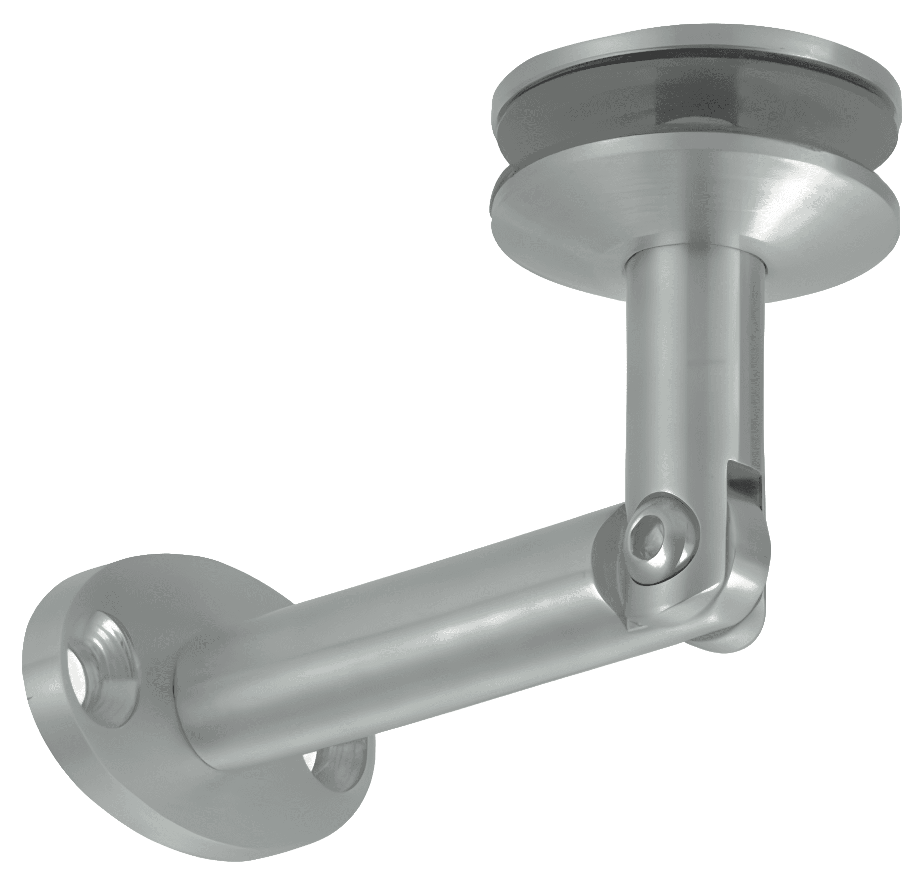 Wall to Glass Connector, Cable Connection - SWCN8300E-1: Satin brushed