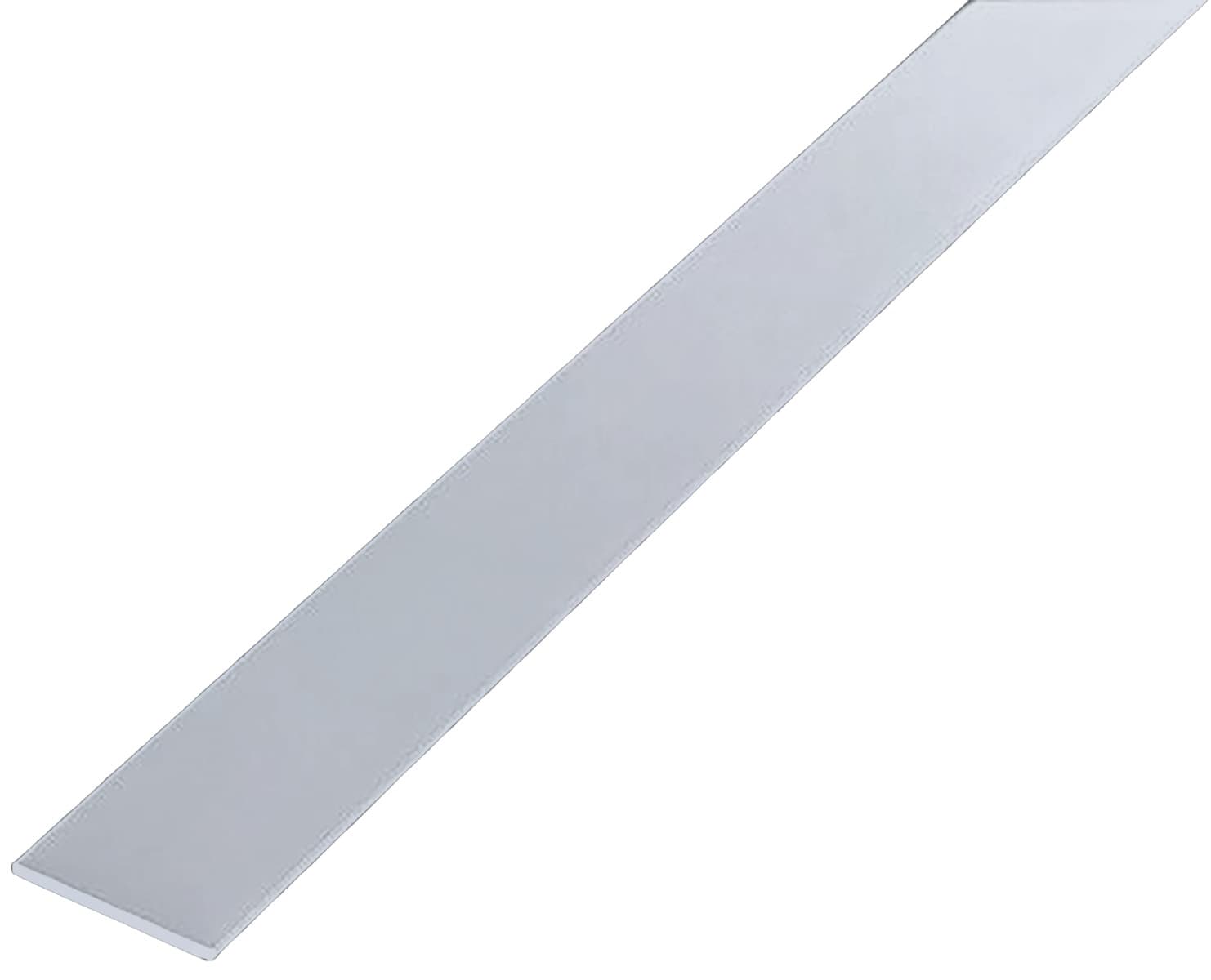 Flat Aluminium Profile, 19 mm x 1,5 mm x 2.410 mm: Brite Anodized
