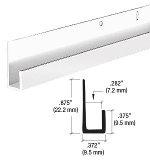 1/4" Standard Aluminium J-Channel (SWG-02590)
