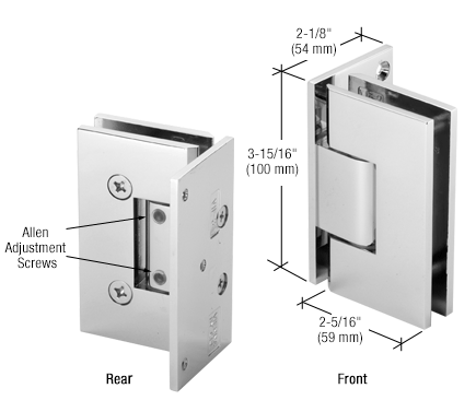 Vienna 344 Offset Wall Mount Adjustable Hinge