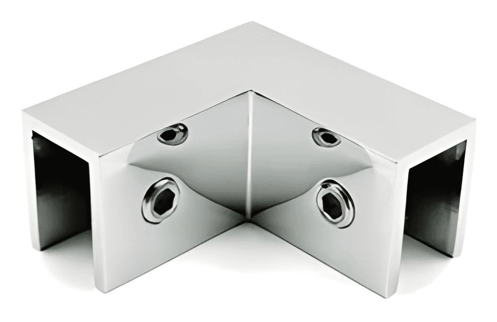 Top Stiffener, 90 Degree - SWSB-M003: Polished nickel