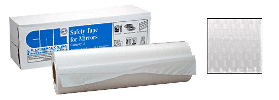 Shatterproof Safety Tape for Mirrors: 610 mm