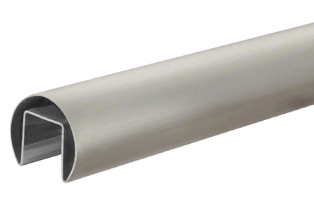 Round Cap Rail, 48.3 mm, 316 Stainless Steel