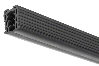 Cap Rail Insert Vinyl for 12 mm Glass: 3 m