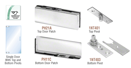 European Patch Door Kit, No Lock