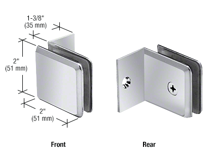 Bevelled Wall Mount Clamp with Small Leg (SWG-01861)