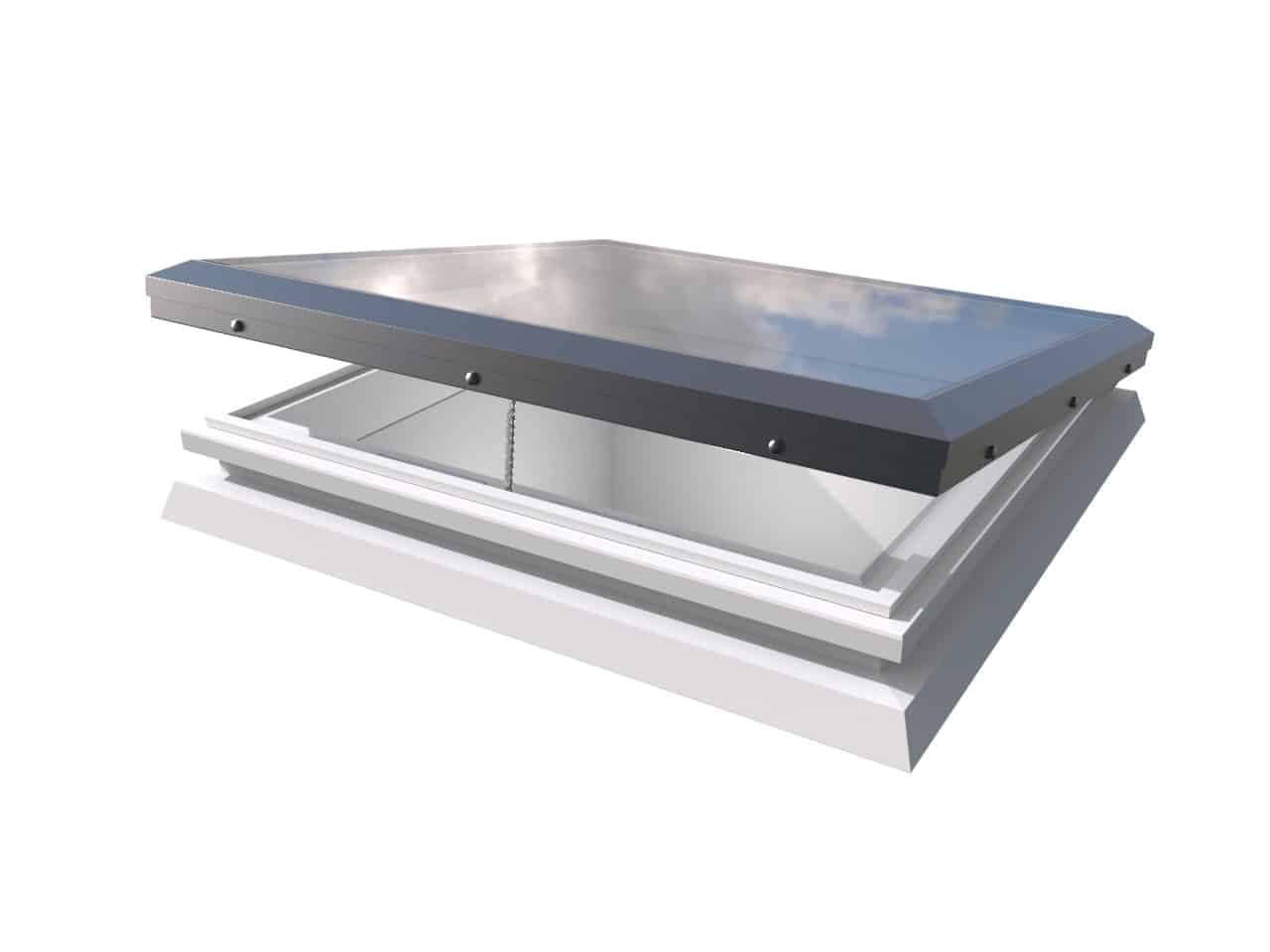 Manual and electric opening rooflight