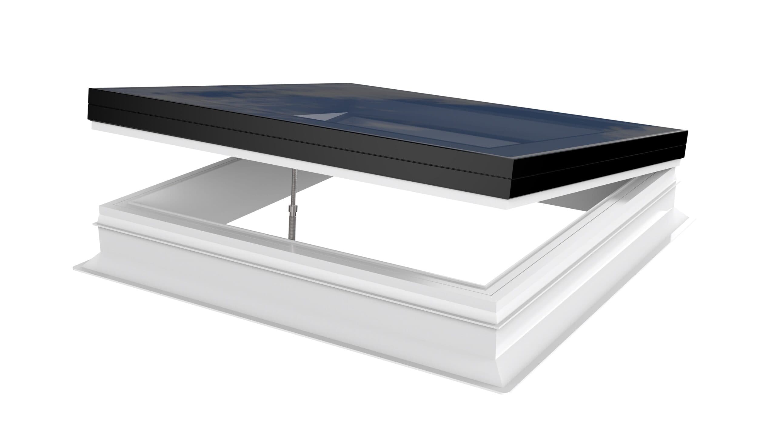 Coxdome manual opening glass rooflight