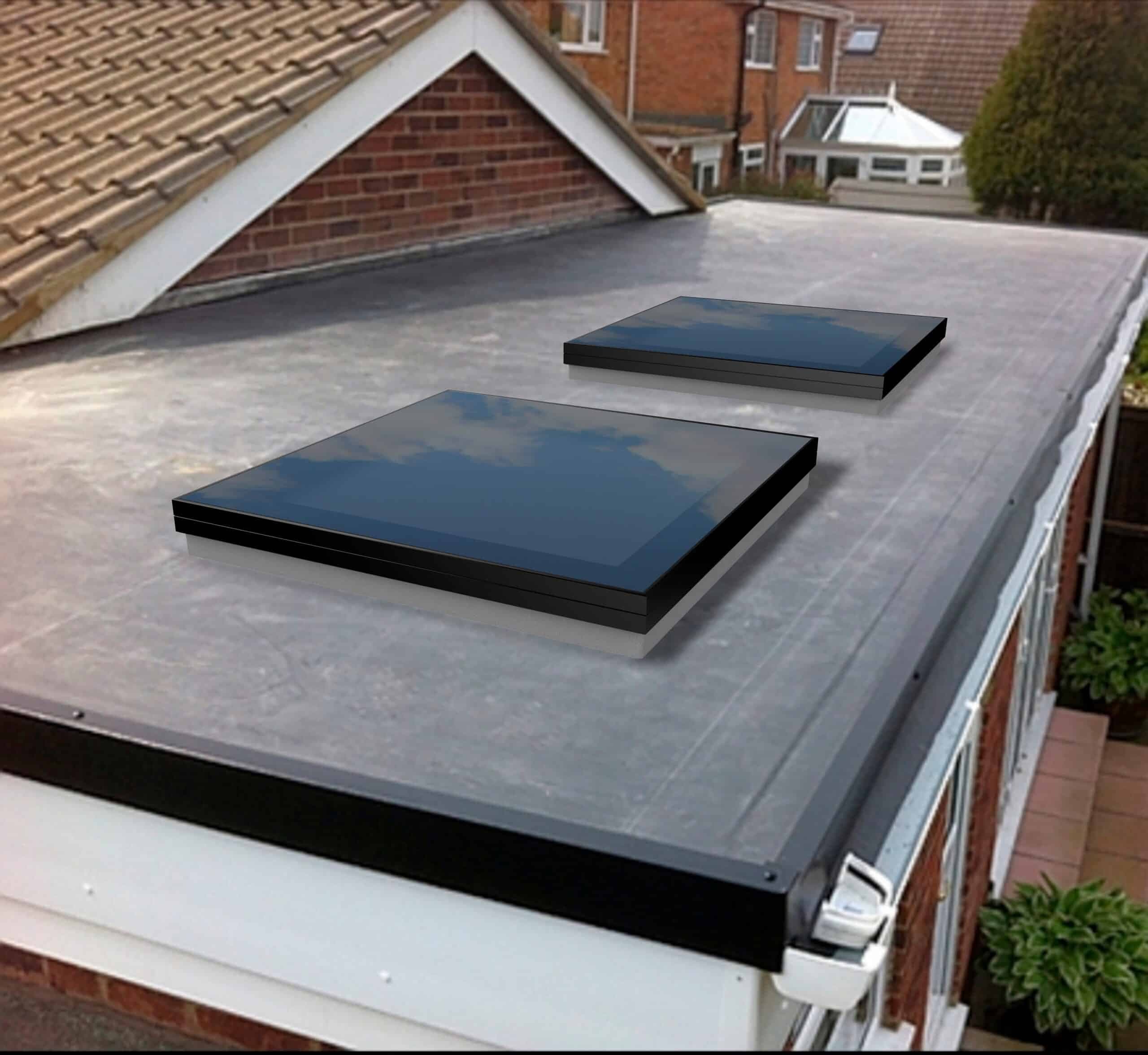 Coxdome flat glass rooflight