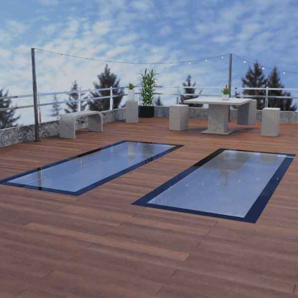 Walk-on rooflight